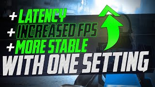 How to increase FPS lower input latency on ANY GPU with ONE setting [upl. by Rocco]