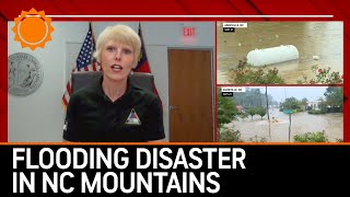 Flooding Disaster in North Carolina Mountains After Helene [upl. by Lsiel598]