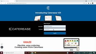 Logging in to Caterease CE Video [upl. by Akisej534]