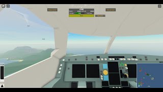 Aborted Landing Two Times Cockpit View Landing  PTFS [upl. by Nevart370]