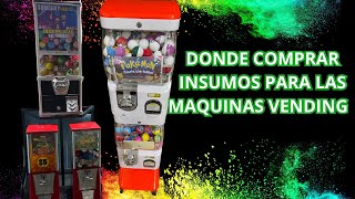 Donde comprar insumos para maquinasvending maquinaschicleras en CDMX  Compramos nuevo producto [upl. by Ecadnarb]