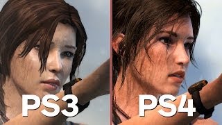 Tomb Raider Definitive Edition  PS4PS3 Comparison and Analysis [upl. by Aehcsrop]