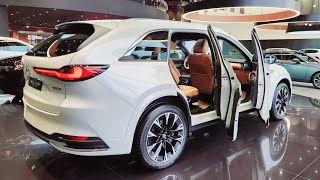 2024 Mazda CX90 Luxury Family SUV 7 seater  First Look [upl. by Enaz]