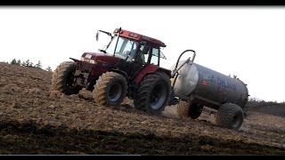 Gülle fahren und einarbeiten mit Case IH und Fendt [upl. by Tepper]