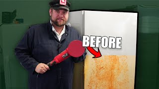 How to RePaint a Horribly Rusty Appliance [upl. by Ielak]