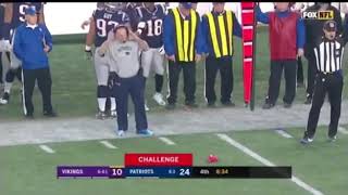 Bill Belichick and Adam Thielen Yell at Each Other [upl. by Kesia681]