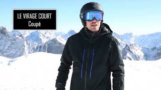 Tuto ski Comment faire de beaux virages courts coupés [upl. by Areip320]