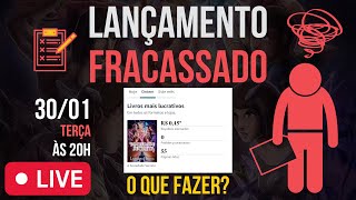 Live com LeandroVSilva Livro FRACASSADO no LANÃ‡AMENTO O que fazer [upl. by Isewk]