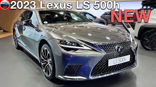 NEW 2023 Lexus LS 500h  Visual REVIEW [upl. by Leirea]