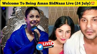 24 JULY Shehnaaz Gill Enjoying in Miami USA 🇺🇲❤️ Being Aman SidNaaz Fans Live 💫 [upl. by Henriette16]