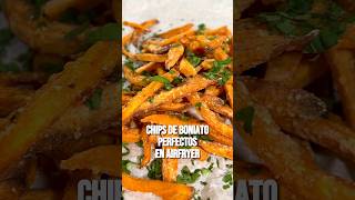 CHIPS DE BONIATO EN AIRFRYER receta airfryer recetas [upl. by Renita811]