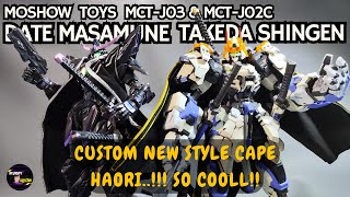 NEW STYLE Custom Cape Haori Moshow Date Masamune Black amp Takeda Shingen White [upl. by Aidnic]