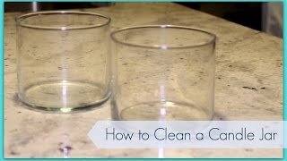 How to Clean Out a Candle Jar [upl. by Rella916]