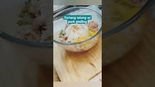 Masarap na Tortang Talong w pork Giniling RecipeFoody Cook with Mersyshort [upl. by Clift]