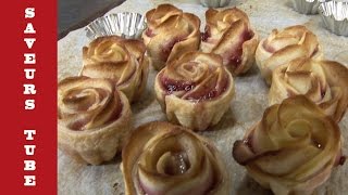 How to make Apple Tart Roses with The French Baker TV Chef Julien from Saveurs Dartmouth UK [upl. by Yunfei]