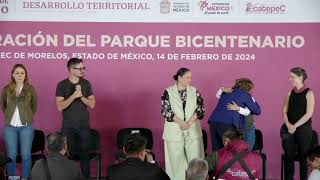 EN VIVO  Inauguración del Parque Bicentenario de Ecatepec de Morelos [upl. by Cyprian]