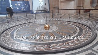 Projet Horloges dAltitude  Le pendule de Foucault au Panthéon [upl. by Sauncho415]