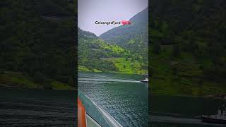 Geirangerfjord 🇳🇴❤️ norway explorenorway travel viral geiranger trending [upl. by Wahkuna]