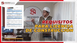 REQUISITOS PARA SACAR LICENCIA DE CONSTRUCCIÓN 🏗 [upl. by Brenn309]