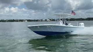 Fishing Boats  2022 Barker Boatworks 26 Open Center Console  Sarasota Bay Florida Boating [upl. by Sirama]