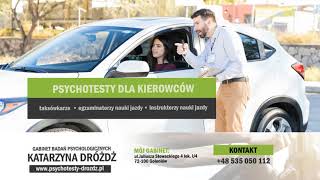 Psychotesty badania dla kierowców Goleniów Katarzyna Dróżdż [upl. by Faith]