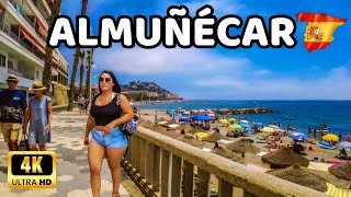 🇪🇸4K ALMUÑÉCAR  The Most Beautiful Beach Town on Costa Tropical  Spain Andalucía [upl. by Morrison668]