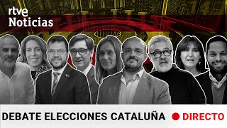 DEBATE ELECCIONES 14F en CATALUÑA Programa Completo l RTVE Noticias [upl. by Artimed773]