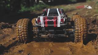 Extreme Mud Bashing and Crawling  DEERC 9200E  110 Scale RC  RC Crawler Adventure 4 [upl. by Yenahc594]