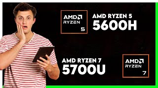 AMD Ryzen 5 5600H vs AMD Ryzen 7 5700U Comparison [upl. by Balac]