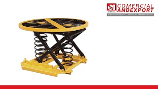 Mesa elevadora y giratoria para pallet URR360  2000 [upl. by Viva]