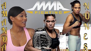 Clueless New MMA Fan Reacts to Amanda Nunes Fighting Highlights [upl. by Buatti]