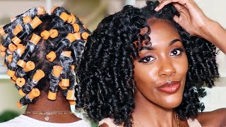 GOODBYE FRIZZ QUICK amp EASY PERM ROD SET ON NATURAL HAIR EXPLAINED  PERM ROD 101 EP 2 [upl. by Brasca]