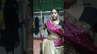 Silk Saree Bridal Draping StyleHow to wear sari in different waySari wearing new StyleSari design [upl. by Nicholson715]