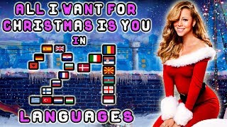 Singing All I Want For Christmas Is You In 21 Languages With Zero Singing Skills [upl. by Atteve]