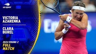 Victoria Azarenka vs Clara Burel Full Match  2024 US Open Round 2 [upl. by Flo]