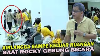 FULL Rocky Gerung di Kandang Kuning Hingga Izinkan Airlangga Hartarto Keluar Ruangan [upl. by Latsryk]