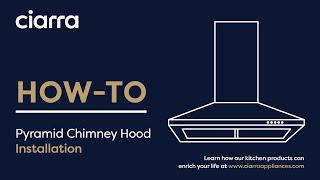 CIARRA Wallmount Cooker Hood Installation  CBCS6201 [upl. by Attenna607]