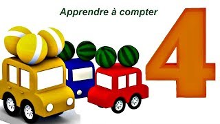 Compilation № 4  4 voitures pour apprendre les couleurs [upl. by Enoob]