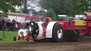 Radial Engine Doppelsternmotoren  Tractor Pulling Haßmoor 2016 by MrJo [upl. by Ycram]