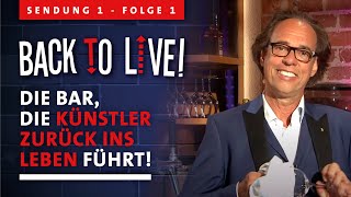 BACK TO LIVE – Die Künstlerbar I mit CHRISTOPH SONNTAG amp FREUNDE I Sendung 1  Folge 1 [upl. by Col]