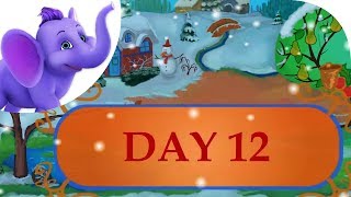 Twelve Days of Christmas with Lyrics  Kids Christmas Songs and Carols  Christmas 2018 [upl. by Maxma]