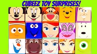 Huge Disney CUBEEZ Surprise Blind Box Show [upl. by Nialb]