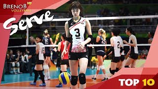 TOP 10 Best Floating Serves Actions by Saori Kimura  木村 沙織 ● BrenoB ᴴᴰ [upl. by Elberta194]