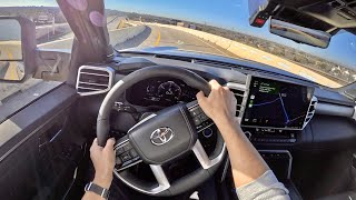 2023 Toyota Sequoia Platinum 4WD  POV Driving Impressions [upl. by Yllom805]