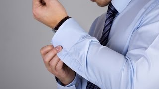 How to put on a Cufflink  THIS VIDEO MAKES IT EASY [upl. by Jablon]