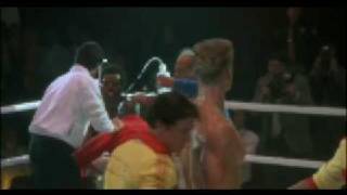 Rocky IV1985death of apollo creed vs Ivan Drago [upl. by Peedsaj]