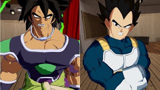 Vegeta vs Broly Rap Battle DBZ VR [upl. by Jak]