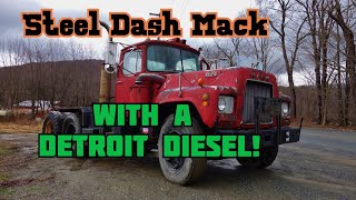 Mack Truck with Detroit Diesel [upl. by Nauqyaj966]