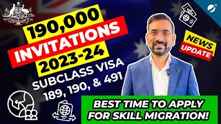 Australia Stopped 189 Future Invite Round for 2024  Visa Backlog  Australia Immigration News 2024 [upl. by Manton]