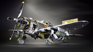 P47 Thunderbolt Advanced MiniArt 148  Aircraft Model [upl. by Hcnarb600]